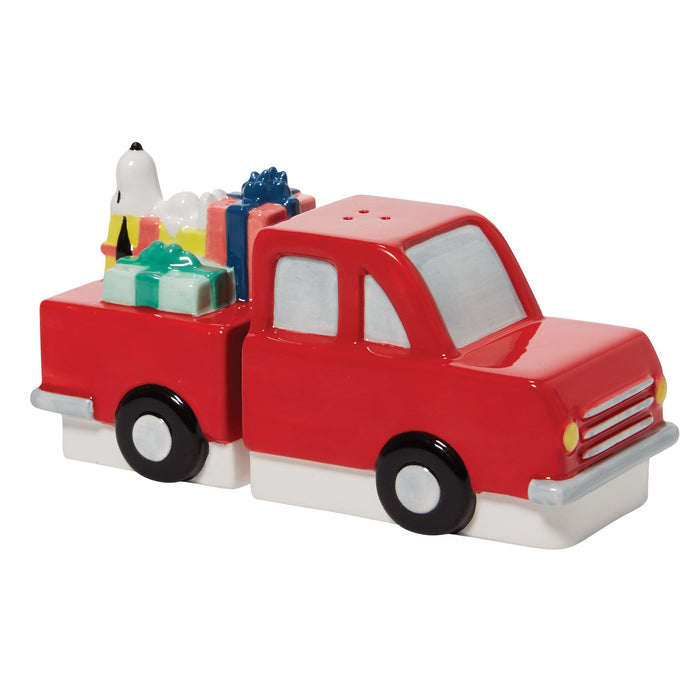 Enesco Snoopy Red Truck