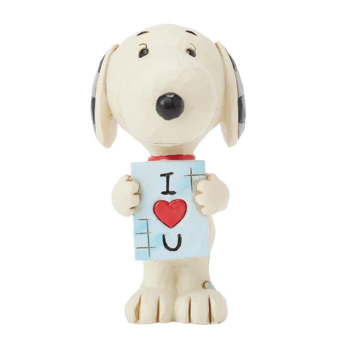 Enesco Snoopy with Love Sign Mini