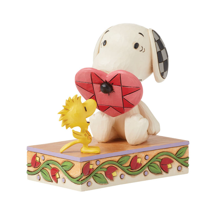 Enesco Snoopy With Nose Through Heart