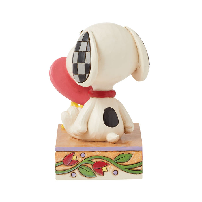 Enesco Snoopy With Nose Through Heart