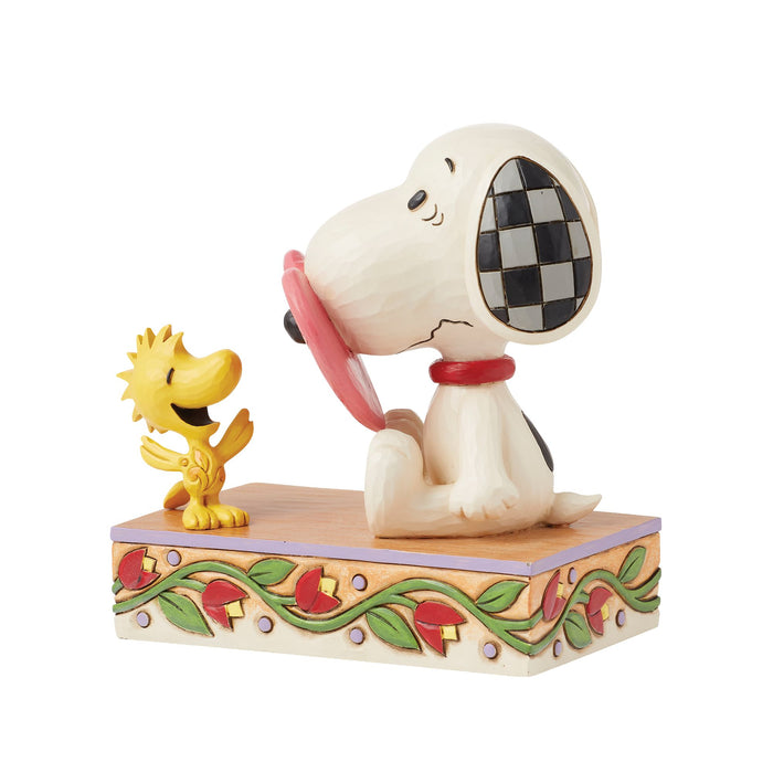 Enesco Snoopy With Nose Through Heart