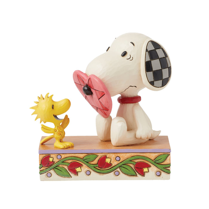 Enesco Snoopy with Nose Through Heart