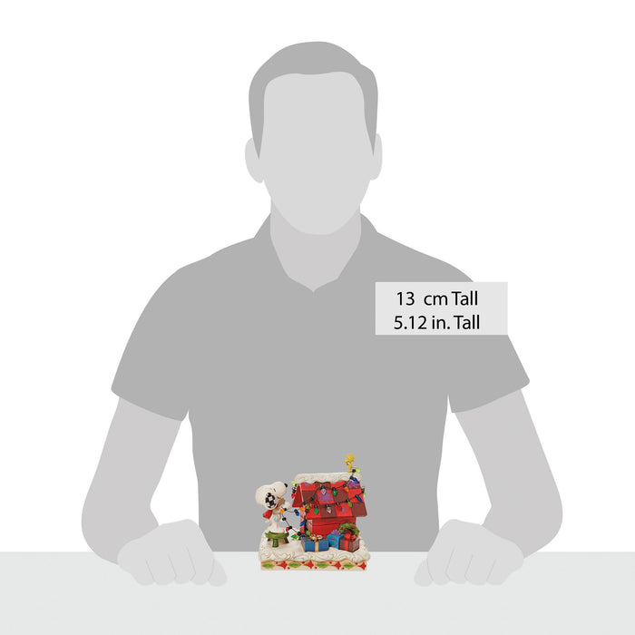 Enesco Snoopy With WS Decorating Dog