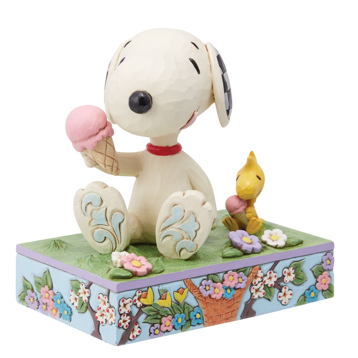 Enesco Snoopy & Woodstock Eating Ice