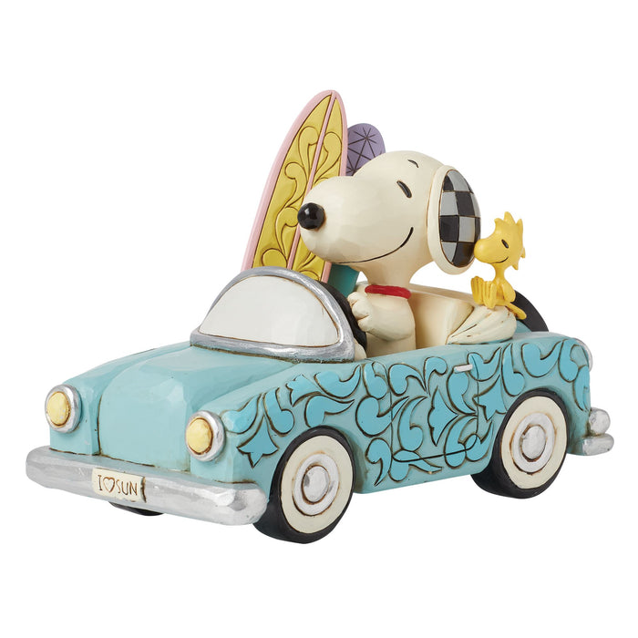 Enesco Snoopy & Woodstock In Car Surf