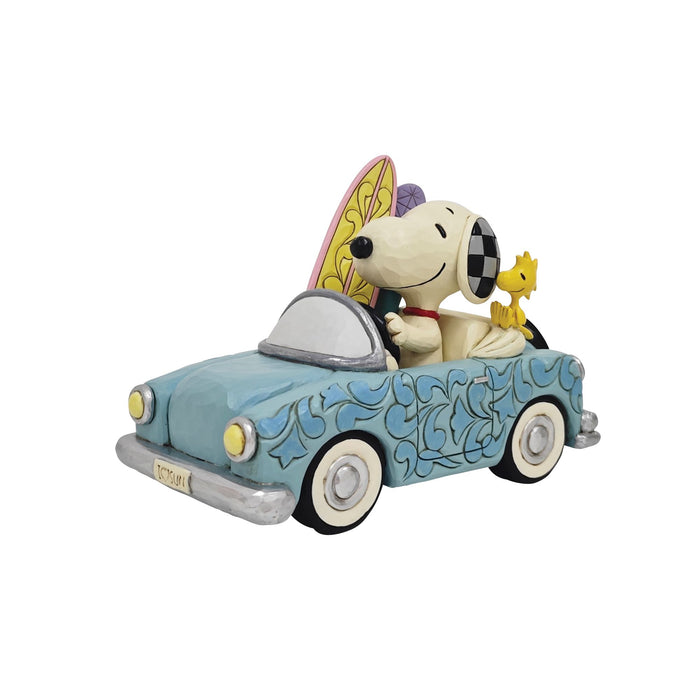 Enesco Snoopy & Woodstock in Car Surf