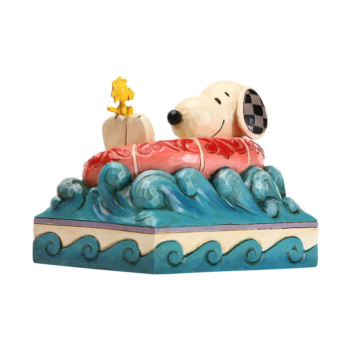 Enesco Snoopy/Woodstock In Floatie