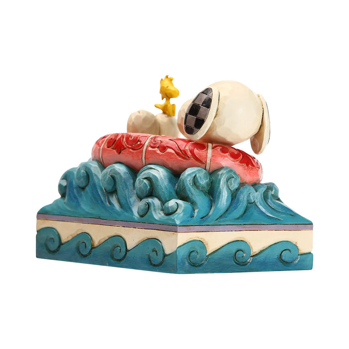 Enesco Snoopy/Woodstock In Floatie