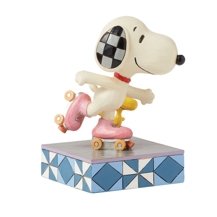 Enesco Snoopy & Woodstock Roller Skat