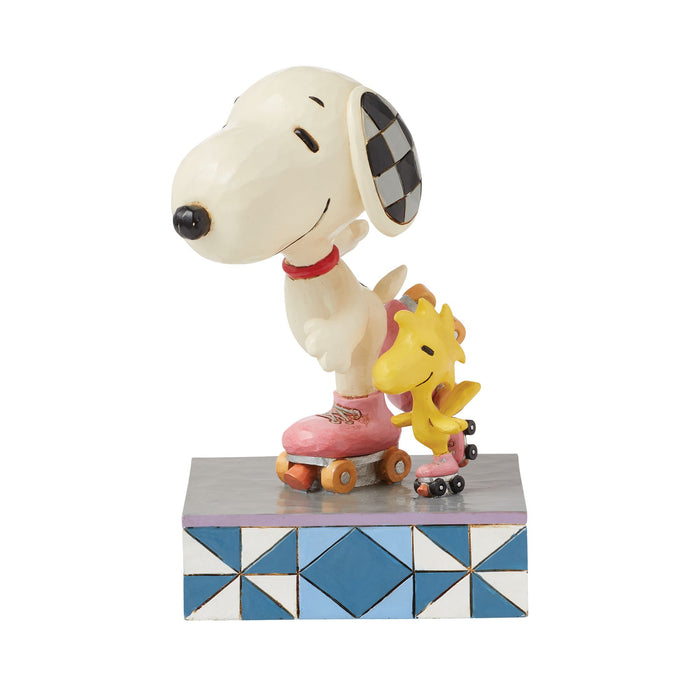 Enesco Snoopy & Woodstock Roller Skat