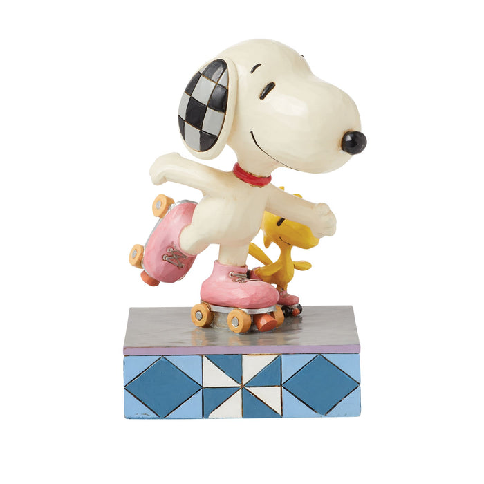 Enesco Snoopy & Woodstock Roller Skat