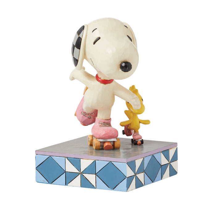 Enesco Snoopy & Woodstock Roller Skat