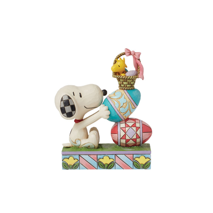 Enesco Snoopy & Woodstock stacked Egg