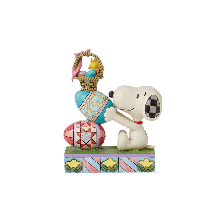 Enesco Snoopy & Woodstock Stacked Egg