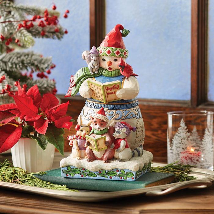 Enesco Snowman & Animals Caroling
