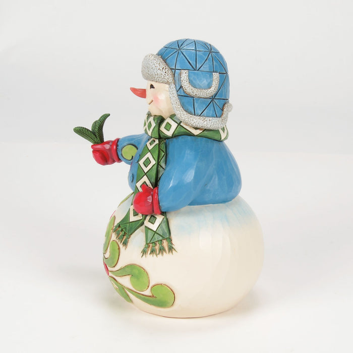 Enesco Snowman Evergreen Sprig Fig