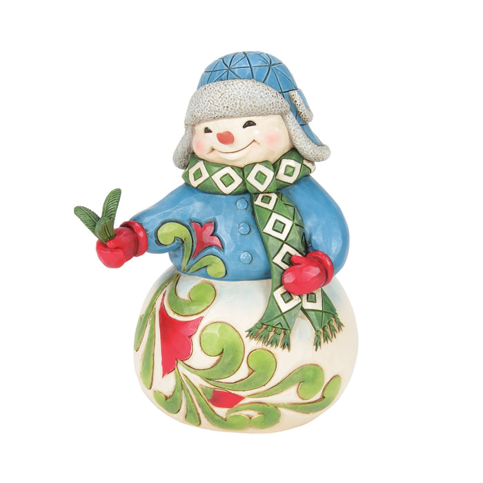 Enesco Snowman Evergreen Sprig Fig