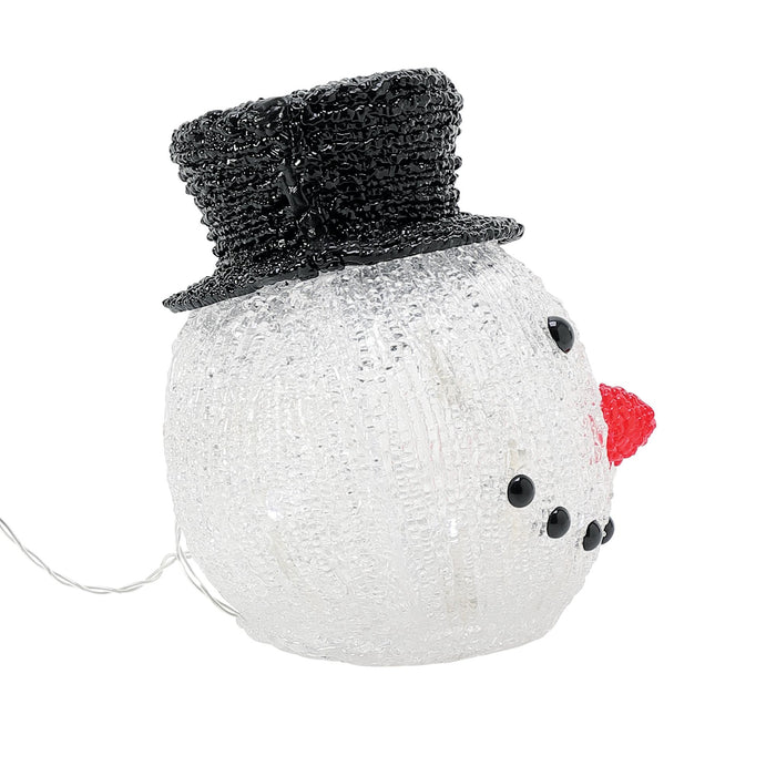 Enesco Snowman Head LED Decor