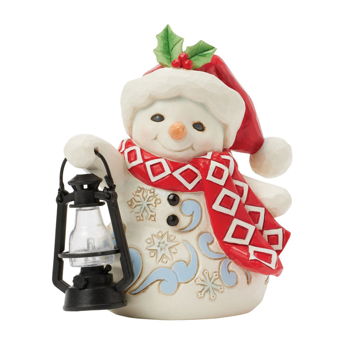 Enesco Snowman Oversized Lantern Pint
