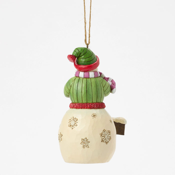 Enesco Snowman W Hershey Sign Orn