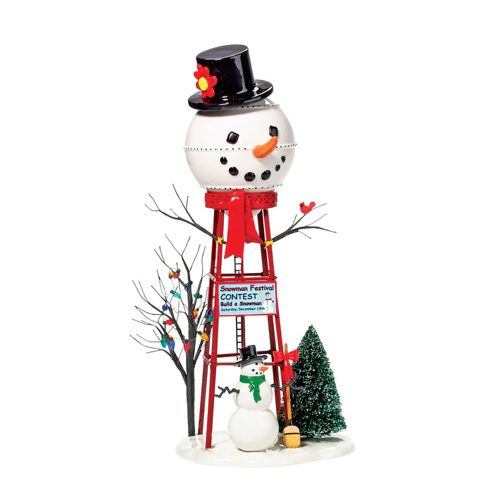 Enesco Snowman Watertower