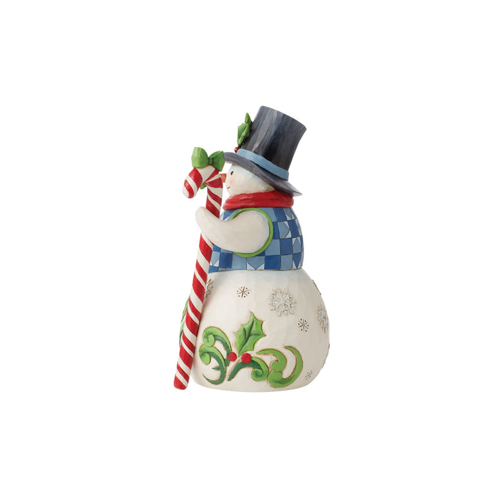 Enesco Snowman With Candy Cane