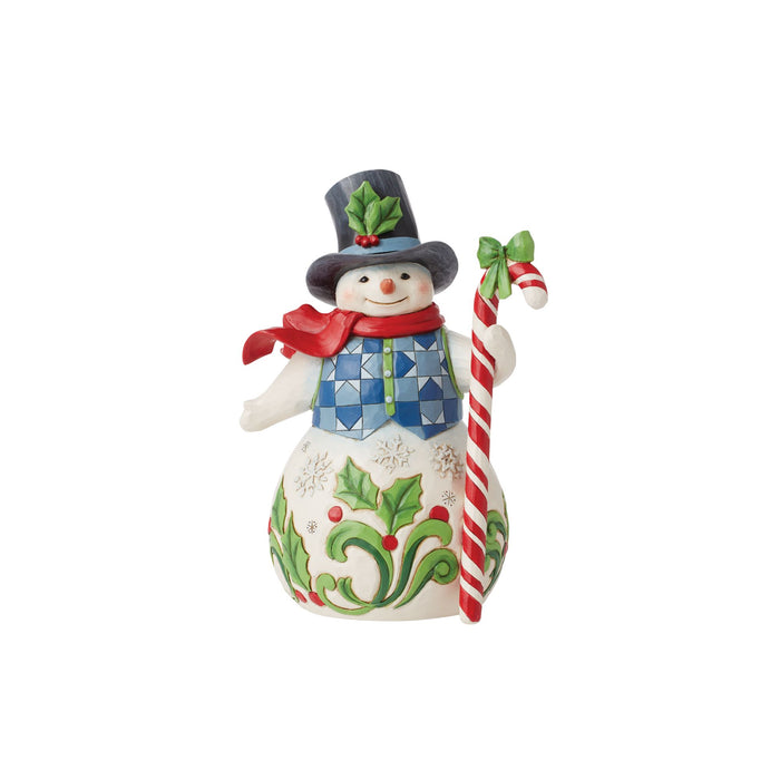 Enesco Snowman with Candy Cane