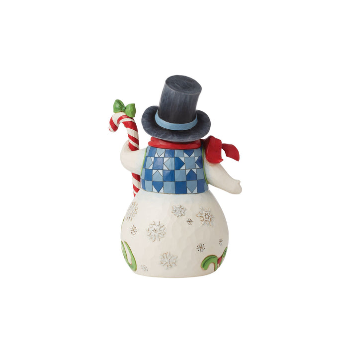 Enesco Snowman With Candy Cane