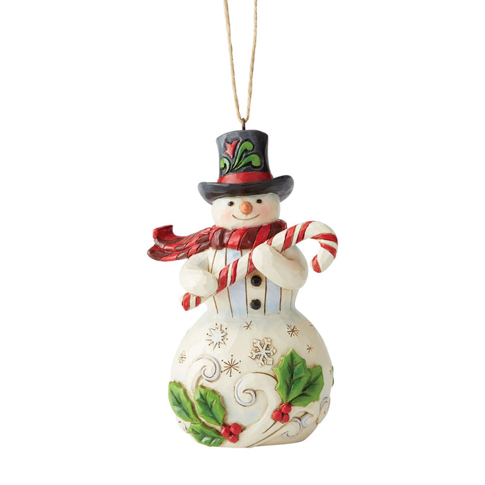 Enesco Snowman with Candy Cane Orn