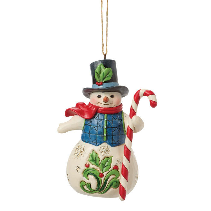 Enesco Snowman with Candy Cane Orn