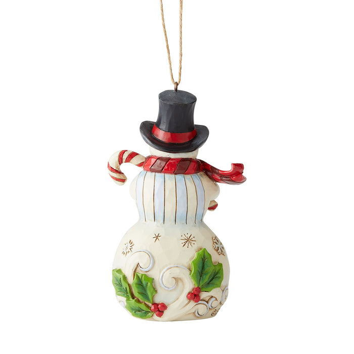 Enesco Snowman With Candy Cane Orn