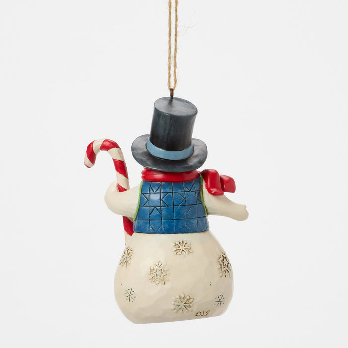 Enesco Snowman With Candy Cane Orn