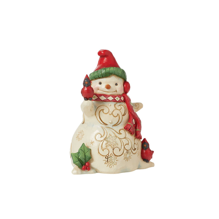 Enesco Snowman with Earmuffs Figurine