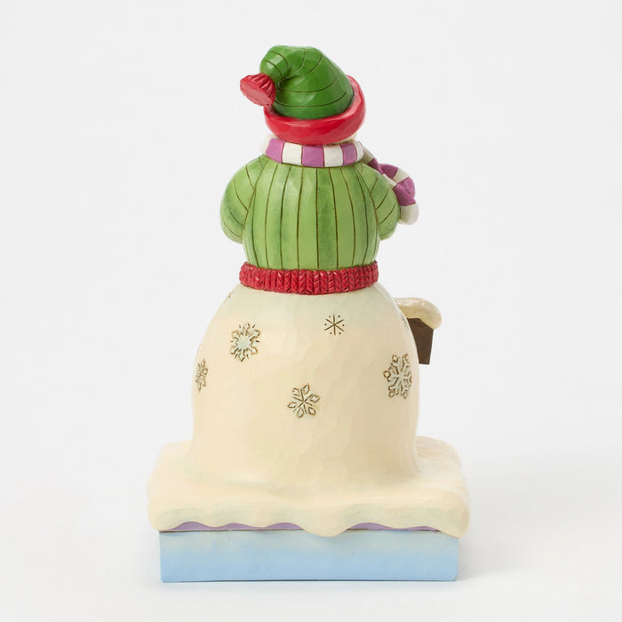 Enesco Snowman With Hershey Sign