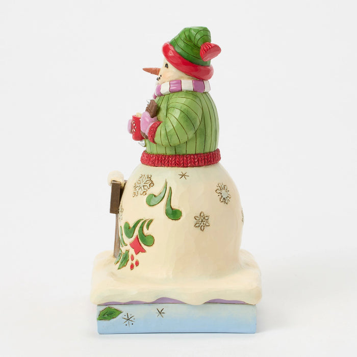 Enesco Snowman With Hershey Sign