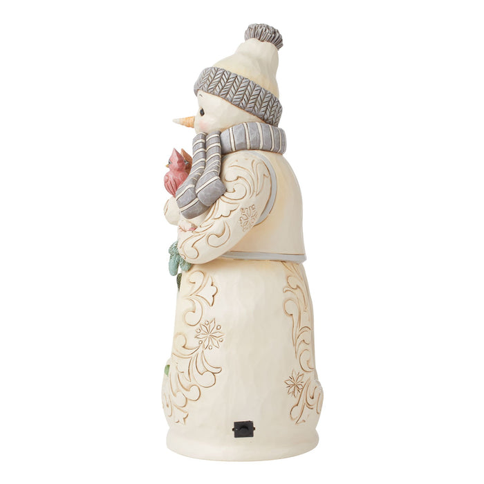Enesco Snowman With Open Scene LED Fi