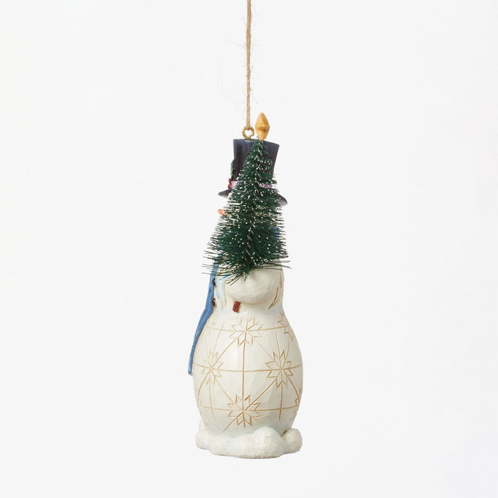 Enesco Snowman With Sisal Tree Orn
