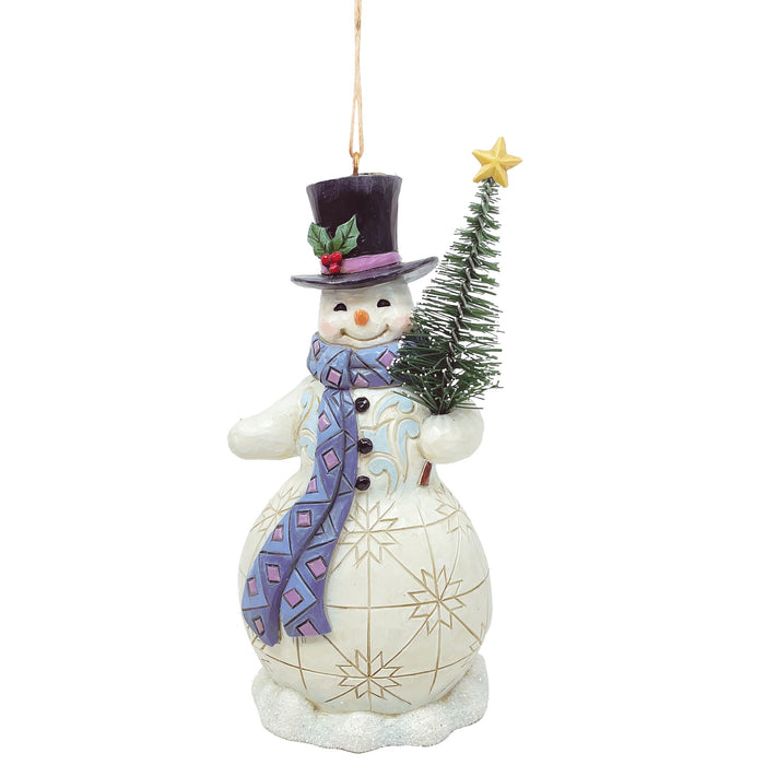 Enesco Snowman with Sisal Tree Orn