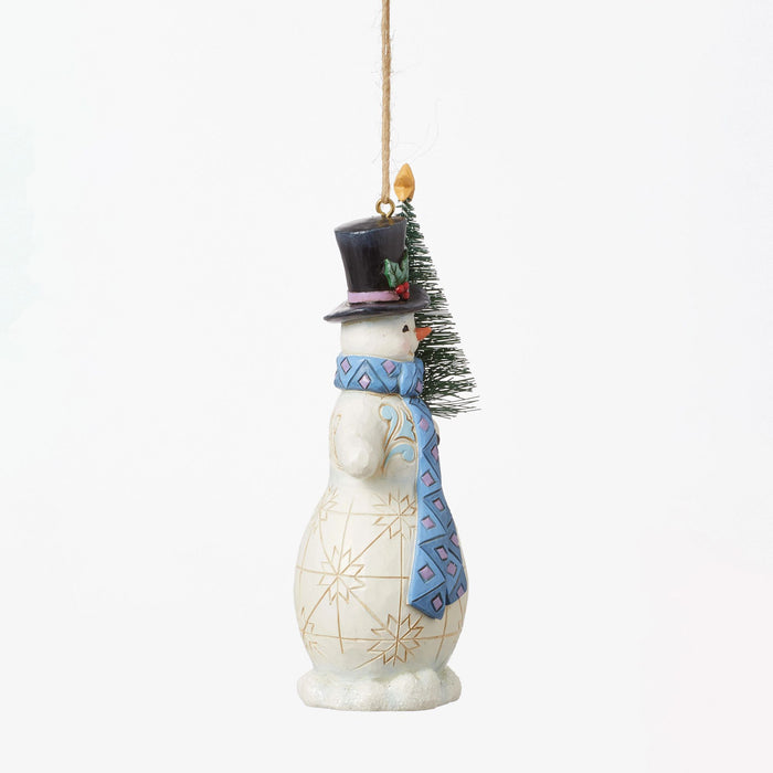Enesco Snowman With Sisal Tree Orn
