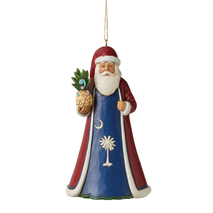 Enesco South Carolina Santa Ornament