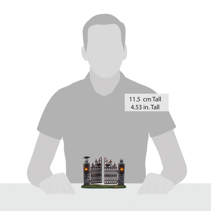 Enesco Spooky Wrought Iron Gate