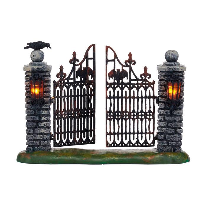 Enesco Spooky Wrought Iron Gate
