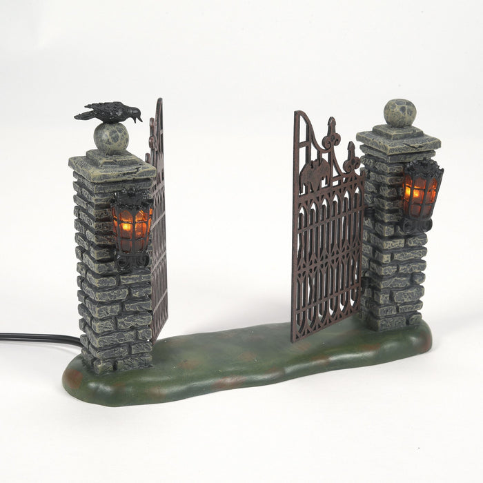 Enesco Spooky Wrought Iron Gate