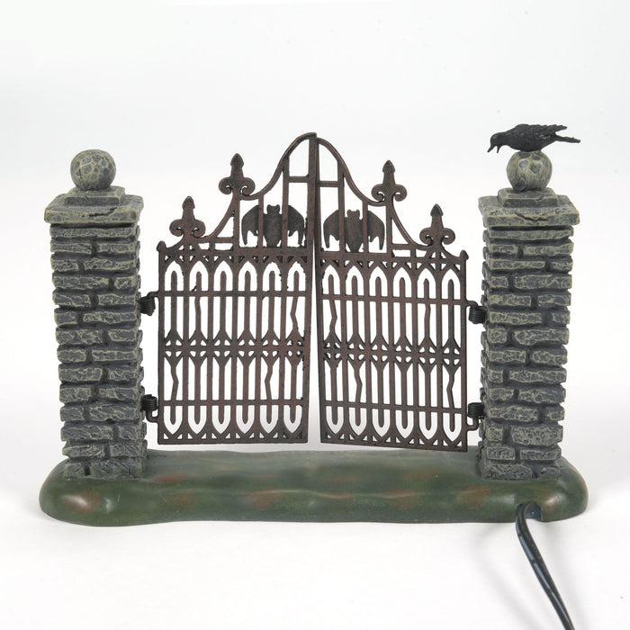 Enesco Spooky Wrought Iron Gate
