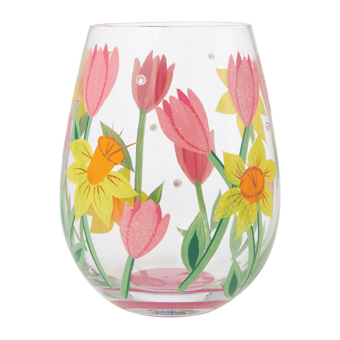 Enesco Spring Bloom Stemless Wine