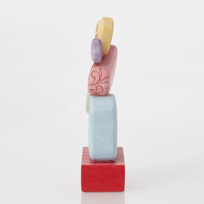 Enesco Stacked Message Hearts