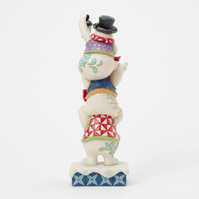 Enesco Stacked Snowmen Figurine