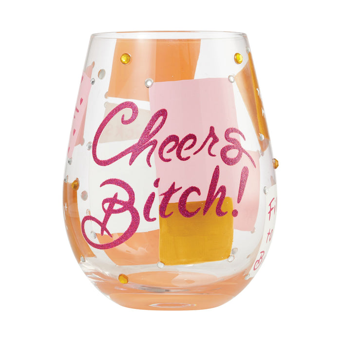 Enesco Stemless Cheers Bitch