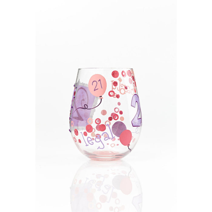 Enesco Stemless Glass 21
