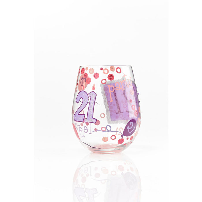 Enesco Stemless Glass 21